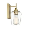 thumbnail image 5 of Elegant Octave Warm Brass Wall Sconce, 5 of 5