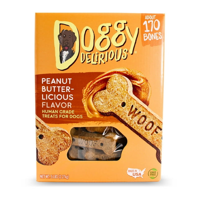 Doggy Delirious Crunchy Dog Treats, Choose Your Flavor, 5 lbs.