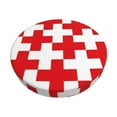 thumbnail image 2 of Round Bar Stool Seat Covers, Red Cross 1 Elastic Round Chair Cover Stool Seat Slipcover Bar Stool Cushions Round Pad for 12-14 inch, 2 of 7