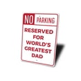 thumbnail image 4 of Greatest Dad Parking Novelty Decor, Metal Wall Sign - 10x14 Inches, 4 of 4