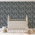 thumbnail image 5 of S4Sassy Peel and Stick Wall Covering, Ginkgo Vine Wallpaper Removable Wallwrap - Gray Instant Wall Mural for Bedroom, Bathroom, Laundry Room, Closet Interior (25"x240" inch), 5 of 9