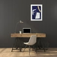 thumbnail image 3 of Isabelle Z 13x18 White Modern Wood Framed Museum Art Print Titled - Night of Questions, 3 of 4