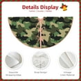 thumbnail image 3 of Sikiie Camouflage Dinosaur Nativity Christmas Tree Skirt, Jesus Christian Winter Holiday Tree Mat Decoration(30-48IN)30", 3 of 6
