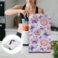 thumbnail image 5 of ZIATUBLES Lilac Butterfly Boho Mandala Print Juice Extractor Dust Cover Appliance Protective Decor Case Kitchen Counter Juicer Storage Bag Multi-Function Protector Cover, 8 "W x 8 "D x 17 "H, 5 of 7