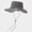 Gray, variant on Unisex 2-in-1 Convertible Hiking Hat Wide Brim Sun Hat Cowboy Bucket Hat