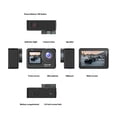 thumbnail image 2 of Cámara deportiva SJCAM SJ10PRO 4K / 60FPS Cámara deportiva de pantalla dual de alta resolución Videocámara DV portátil 20MP 2.33 + 1.3 pulgadas IPS Pantalla táctil 30M Estuche impermeable para surf Bu SJCAM  Cámara deportiva, 2 of 7