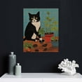 thumbnail image 4 of Nawypu I Do What I Want Canvas Wall Art Prints Funny Cat Themed Art Decor for Office Farmhouse Home Bathroom Bedroom Living Room Kitchen,Cat Lovers Mom Owner Gifts, Paintings Art Decor, 4 of 4