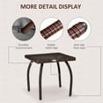 thumbnail image 5 of Outdoor PE Wicker Side Table, Small Square Rattan End Table, All-Weather Material Coffee Table for Garden, Balcony, Backyard, Brown, 5 of 9