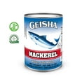 thumbnail image 2 of GEISHA Mackerel in Water 15OZ. (Pack of 12), Scomber Japonicus| Halal Certified － Good Source of Protien － Wild Caught －No Food Additives, 2 of 5