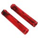thumbnail image 2 of 1 par de empuñaduras de manillar de bicicleta de 17cm, empuñaduras de goma antideslizantes para manillar de bicicleta estándar de 22,2mm, rojo y negro, 2 of 10