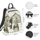 thumbnail image 2 of Disketp Horses Grazing On Meadow Mochila Ligera e Impermeable, Mochila de Día Resistente para Viajes, Senderismo y Uso Diario para Hombre y Mujer, 2 of 7