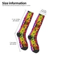 thumbnail image 2 of Rateoe Colorful Tie Dye Stained Glass 1 Pattern Women’s Knee High Crew Socks,Trouser Socks Comfortable, Breathable, Moisture-Wicking and Soft, 2 of 6