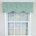 thumbnail image 2 of RLF Home 100% Cotton Marrakesh Provance  Fully lined Windows Rod Pocket Valance 50" x 15"  Green, 2 of 6
