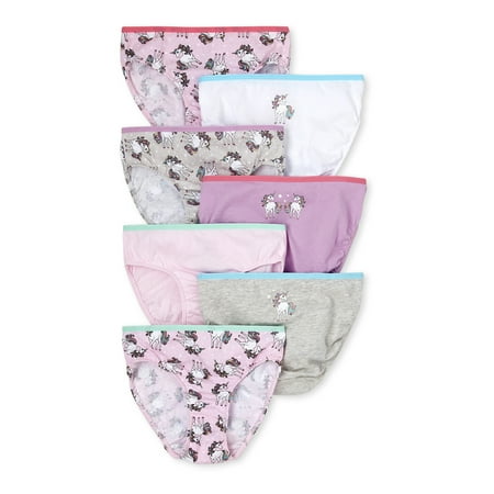 The Childrens Place Girls Underwear, 7 Pack Unicorn Panties Sizes 4 - 16