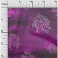 thumbnail image 2 of oneOone Tissu Popeline de Coton Violet Corail de Mer Tissu pour Robe Tissu Imprimé au Mètre 42 Pouces de Large, 2 of 4