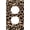 Leopard_06, variant on Leopard 2 Gang Light Switch Plate, Wild Animals Print Cheetah Print Spots Double Toggle Wall Plate Cover Decorative Electrical Switchplate for Kitchen Bathroom Home Art Wall Panel Decorate Faceplate