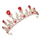 thumbnail image 5 of KAKOWELY Tocado de boda, corona de novia, corona de boda con diamantes de imitación, tiara, diadema nupcial, decoración, 5 of 5