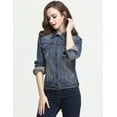 thumbnail image 4 of Camii Mia Denim Jacket for Womens Long Sleeve Jean Jacket, 4 of 7
