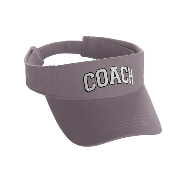 Classic Sport Team Coach Arched Letters Sun Visor Hat Cap Adjustable