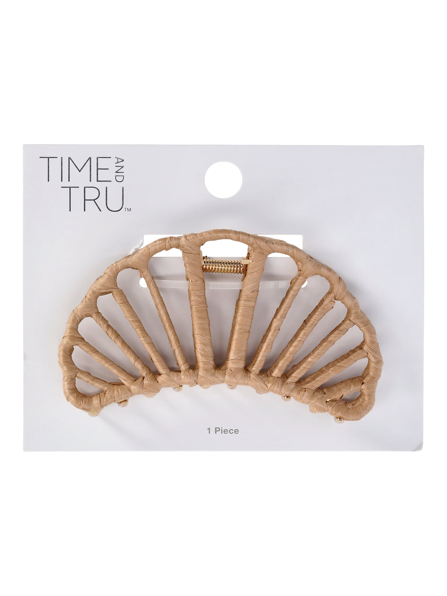 Time and Tru Women's Wrapped Hair Claw Clip