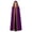 Purple, variant on Halloween Cosplay Costume Exquisite Medieval Hooded Velvet Cape Cloak Outfit for Women Gir'ls Stylish Cosplay Party Holiday Party Masquerade Birthday Gift Theme Party Roleplay Party Apparel