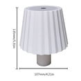 thumbnail image 3 of Botella de vino Lámpara de mesa USB recargable 2000mAh Lámpara decorativa de escritorio Ajuste de brillo continuo para el hogar Bar Restaurante, 3 of 3