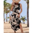 thumbnail image 5 of Zeagoo Summer Dress for Women 2025 Casual Maxi Sundress for Beach Tank Dress with Pockets Pleated Front Travel Outfits, 5 of 9