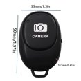 thumbnail image 3 of Worallymy Bluetooth 4.0 Teléfono Cámara Obturador Botón Selfie Grupo Imagen Control remoto inalámbrico Negro Worallymy JD735815877, 3 of 7