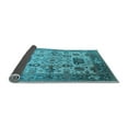 thumbnail image 2 of Ahgly Company Indoor Rectangle Oriental Light Blue Traditional Area Rugs, 5' x 7', 2 of 4