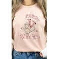 thumbnail image 5 of Howdy Valentine Cowboy Boots Graphic Tee T-Shirt, 5 of 10