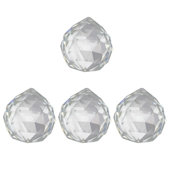 Zehuanyu 4 Pcs Hanging Crystals Chandelier Home Decoration