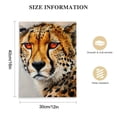 thumbnail image 2 of ARISTURING Leopard Canvas Prints Wildlife Animal Leopard Wall Art Cheetah Pictures Artwork for Bathroom Bedroom Office Living Room Paintings Decorations Ready to Hang Framed, 2 of 5