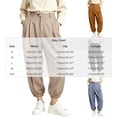 thumbnail image 3 of Levmjia Women High Waisted Jogger Pants Cuffed Ankle Length Casual Lounge Pants with Pockets Solid Color Elastic Waist Trousers, 3 of 7