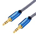 thumbnail image 1 of VODOOL 2 metros 3,5 mm nailon trenzado sin enredos macho a macho cable de audio Ndcxsfigh Nuevos Originales, 1 of 3