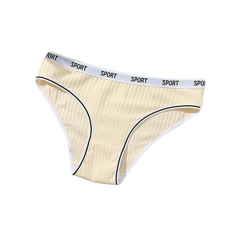 Bigersell Pregnancy Underwear Clearance Plus Size Panties Women Boyshort Thongs Panty Style P-653 Cotton Plus Size Panties G String Thong Briefs Mid Waist Women Cheeky Panties Beige S