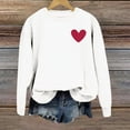 thumbnail image 2 of Lovers Heart Printed Hoodless Sweater, 2 of 4