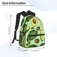 thumbnail image 2 of Pofeuu Avocado With Seeds Print Laptop Backpack Travel Canvas Backpack for School Lightweight and Comfortable Backpack College Backpack Schoolbag, 2 of 6