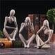 thumbnail image 4 of Estatua De Pensador, Escultura De Pensamiento De Resina, Adornos Artesanales Hechos A Mano, Decoración De Escritorio Para El Hogar, Oficina, Tiendas, Escaparate Methold HA022635-00, 4 of 7