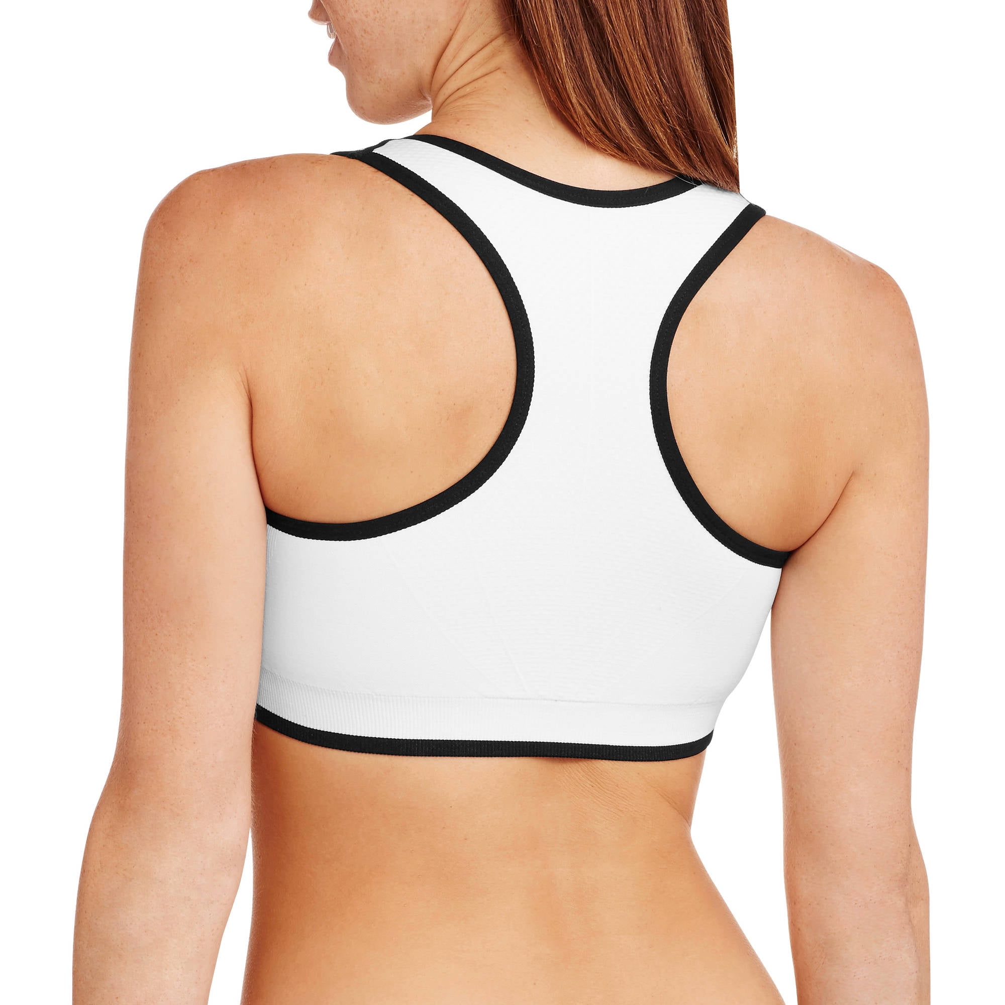 danskin zip front sports bra walmart