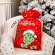 thumbnail image 3 of ZHAOCHENG Bolsa de regalo de lona navideña, bolsa de regalo navideña reutilizable con cuerda de Papá Noel, 3 of 5