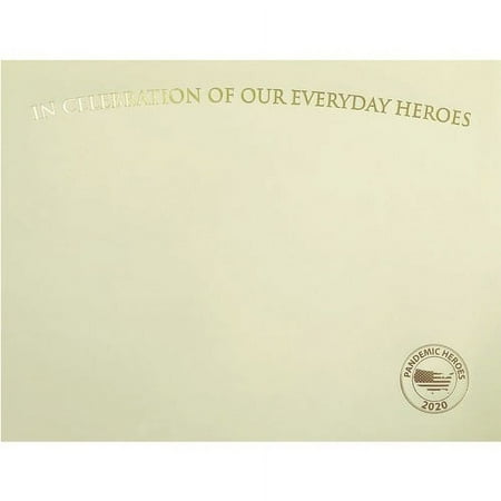 UPC: 0057246837303 | St. James®  FST83730  Premium-Weight Certificates  25 / Pack  Ivory Gold Foil