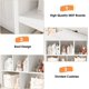 thumbnail image 5 of Historyli Organizador de juguetes de madera de 5 compartimentos, estantería blanca para niños y niñas, estantería para sala de juegos infantil, 5 of 8