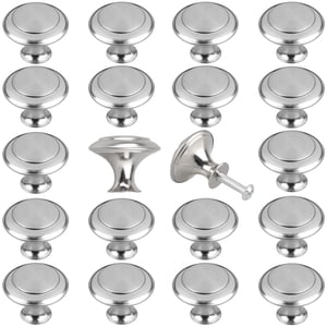 EEEkit Cabinet Knobs, Brushed Nickel, 20-Piece Set