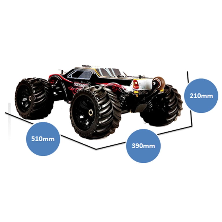 JLB RACINGRC, RC Car, 1/10 Scale Cheetah, 80 KM/H 4WD Waterproof