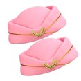 thumbnail image 1 of unbranded 2Ud Sombrero Clásico De En Fieltro Rosa Con Atemporal Para Disfraz Y Uso Diario, 1 of 7