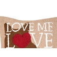 thumbnail image 2 of Cat Love Hooked Accent Throw Pillow, 18" x 18", 2 of 4
