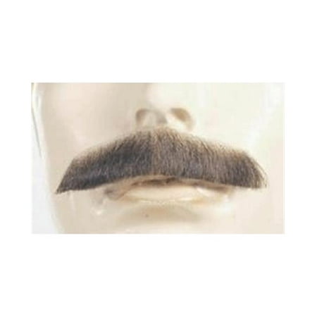 M61 Synthetic Human Hair Blend Mustache, Medium Brown Red
