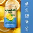 thumbnail image 5 of Spindrift Tea, Lemon Brewed Iced Tea, 4 Cans (12oz Each) – Real Squeezed Fruit Iced Tea, Lightly Sweet, 5 of 6