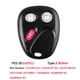 thumbnail image 5 of Control remoto de entrada sin llave de 3 botones para llave de coche para Chevy Tahoe 2003-2006, Ava, 5 of 7