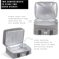 thumbnail image 6 of Double Decker Insulated Casserole Carrying Case-Grey, 6 of 7